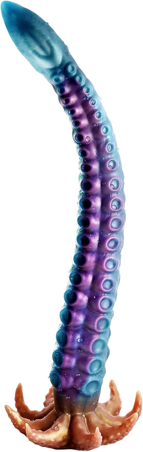 Purple Blue liquid silicone women's masturbation device