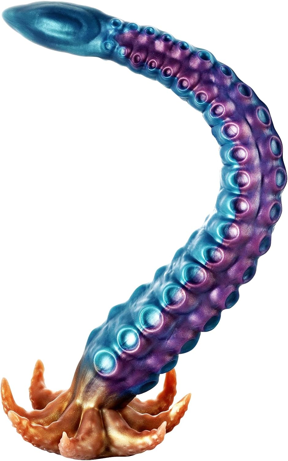 Purple Blue liquid silicone women's masturbation device