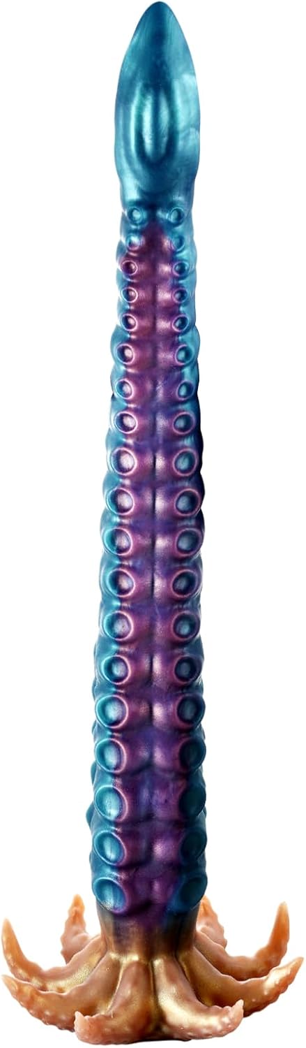 Purple Blue liquid silicone women's masturbation device