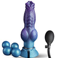 Monster dildo with fluid-simulating design and squeeze technology – Raunchy Toyz